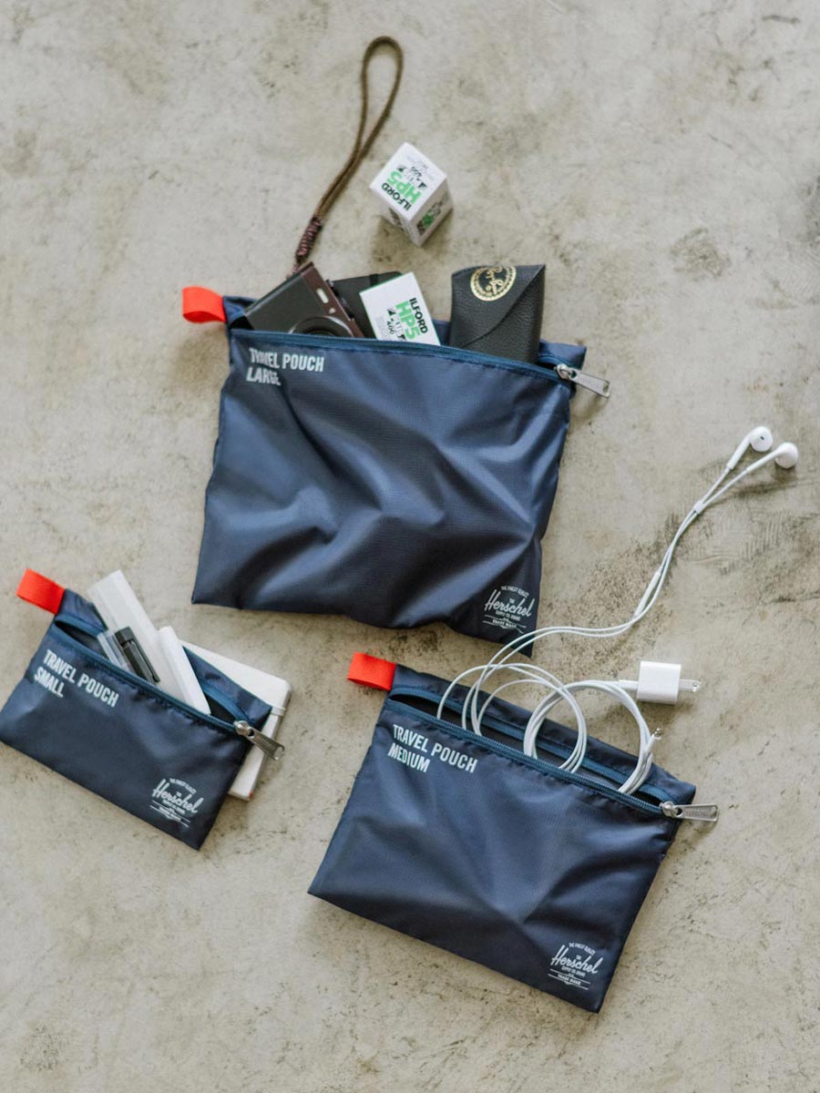 herschel travel organizer set