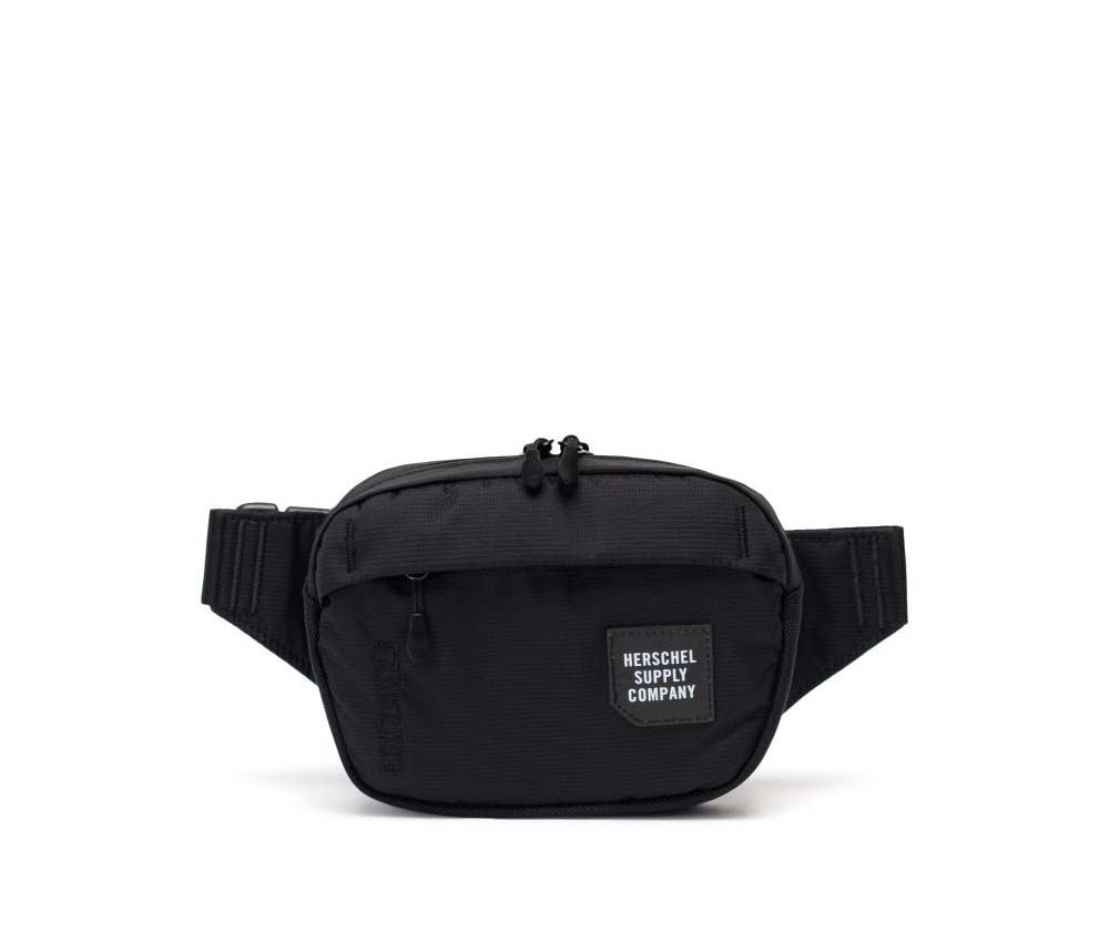 image of a black herschel tour small hip pack