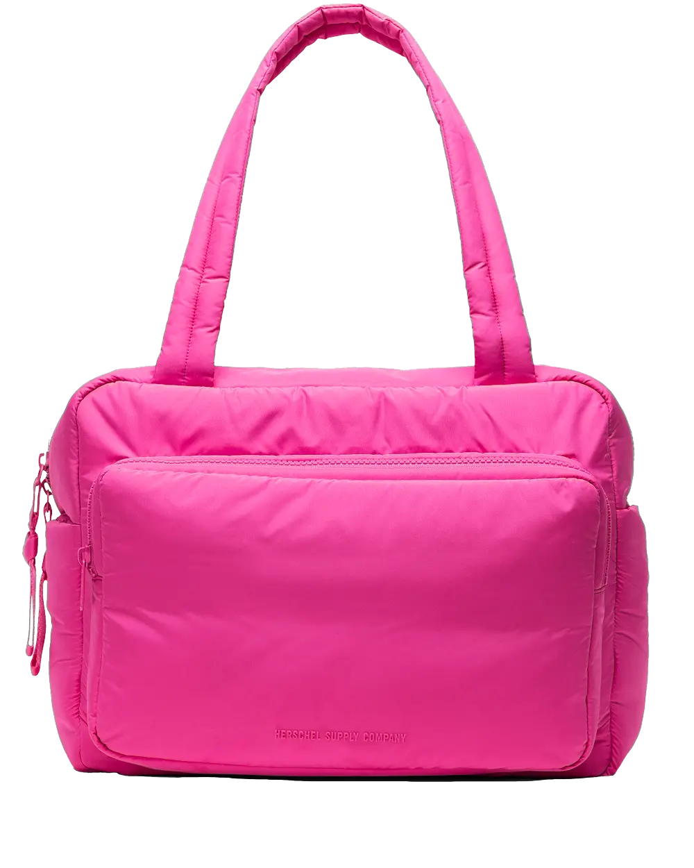 A product shot of the Herschel Supply Cloudform Duffle in Metal