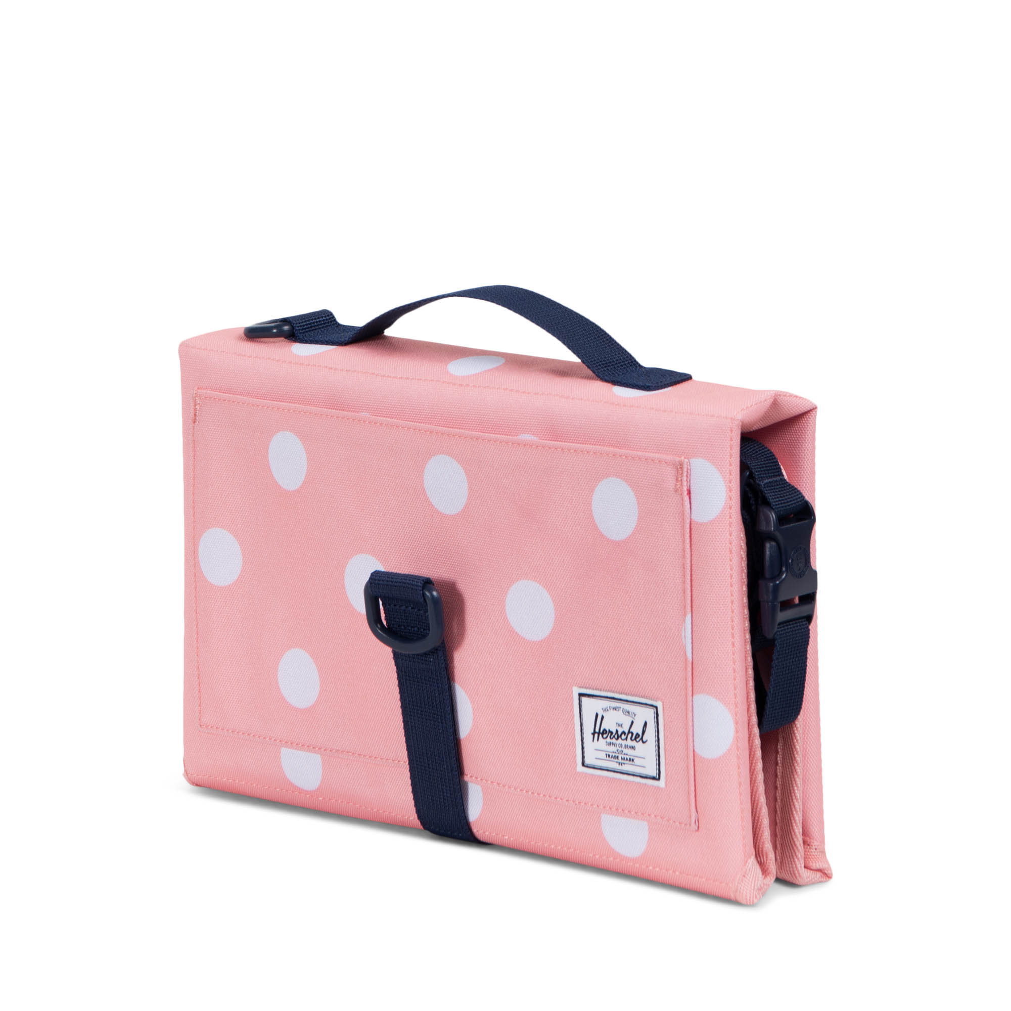 Peach Polka Dot/Peacoat Herschel Baby Strand Sprout Weekender Bag One Size