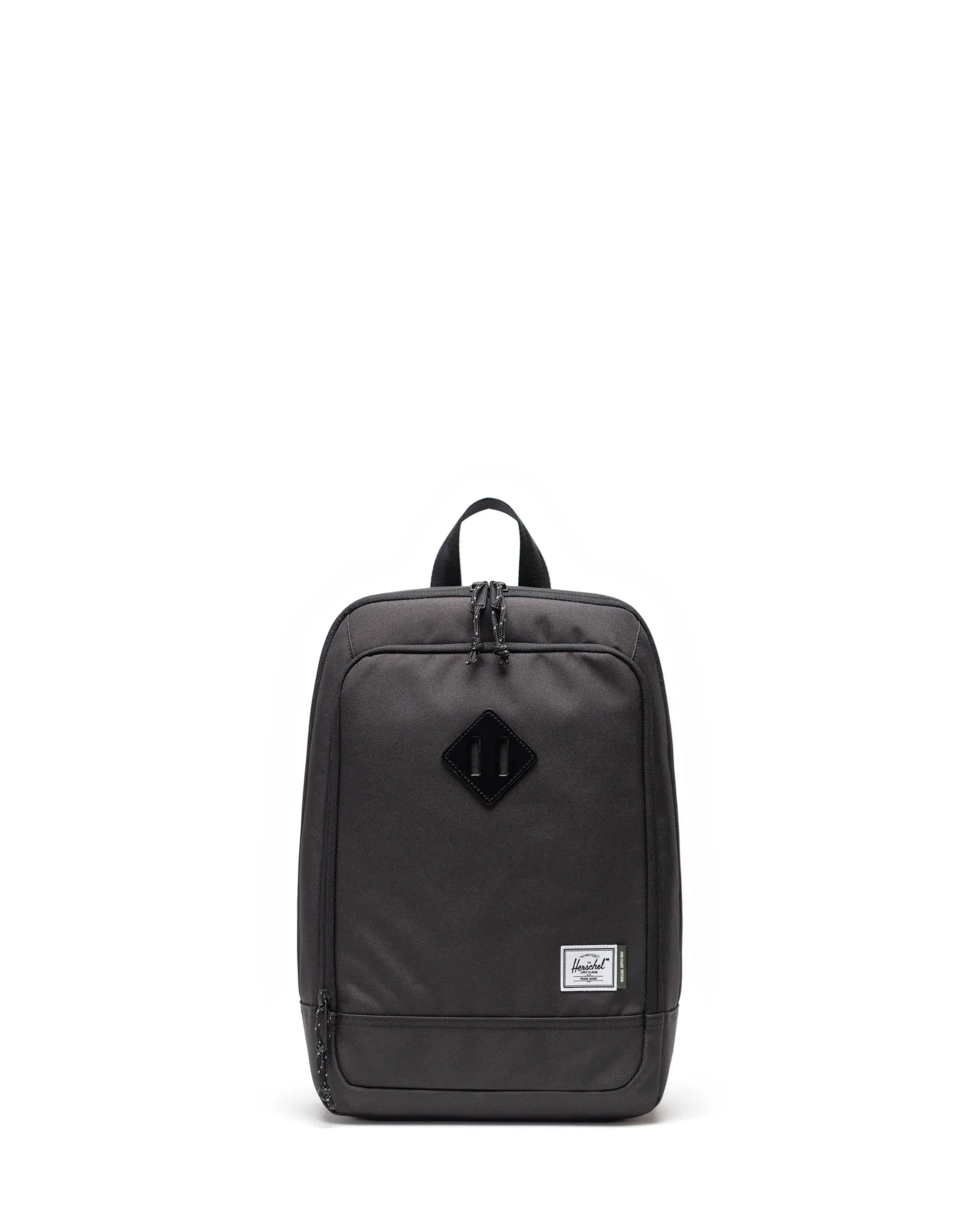 A shot of the Herschel Heritage™ Golf Travel Wheelie Bag in black.
