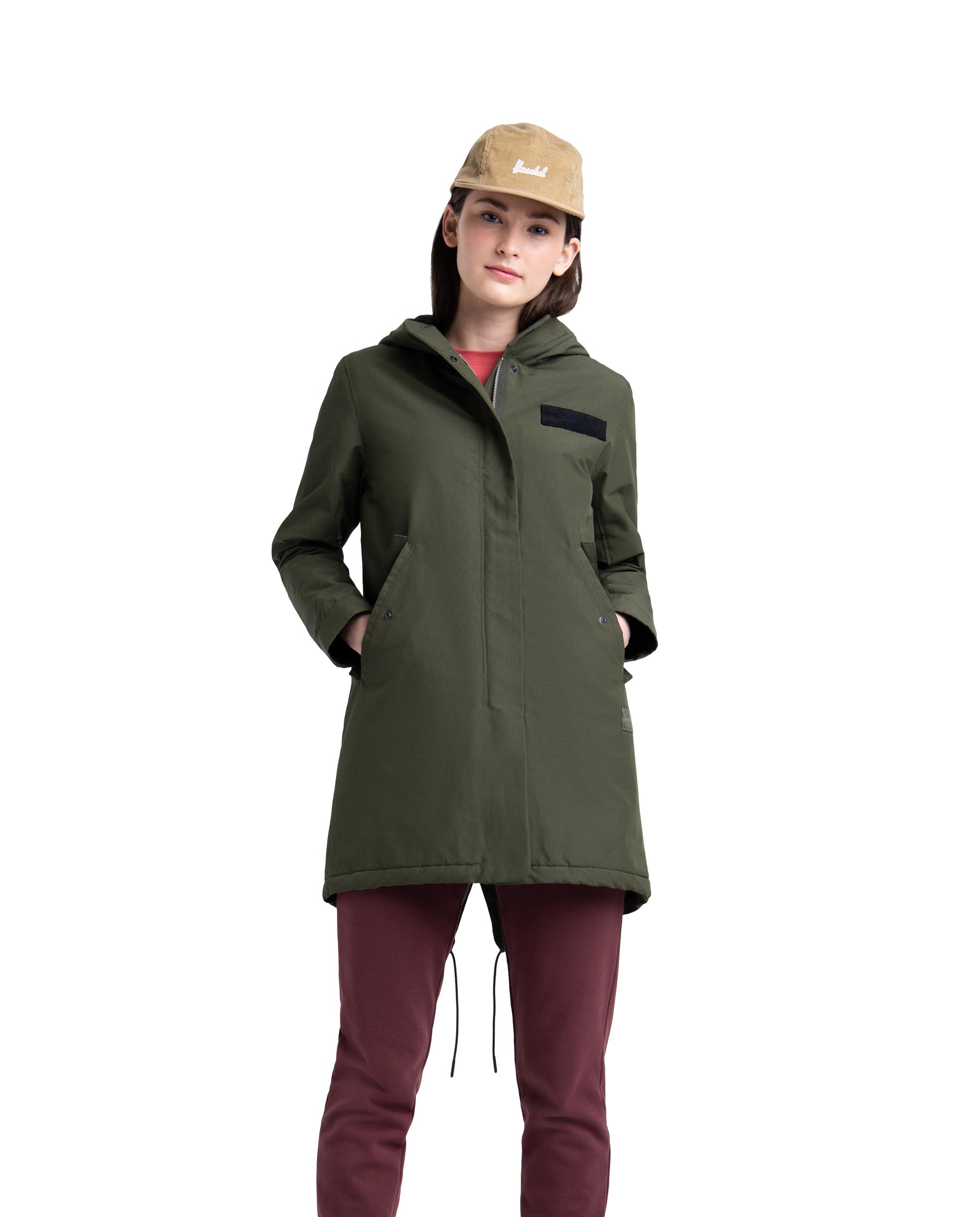 sherpa lined parka womens