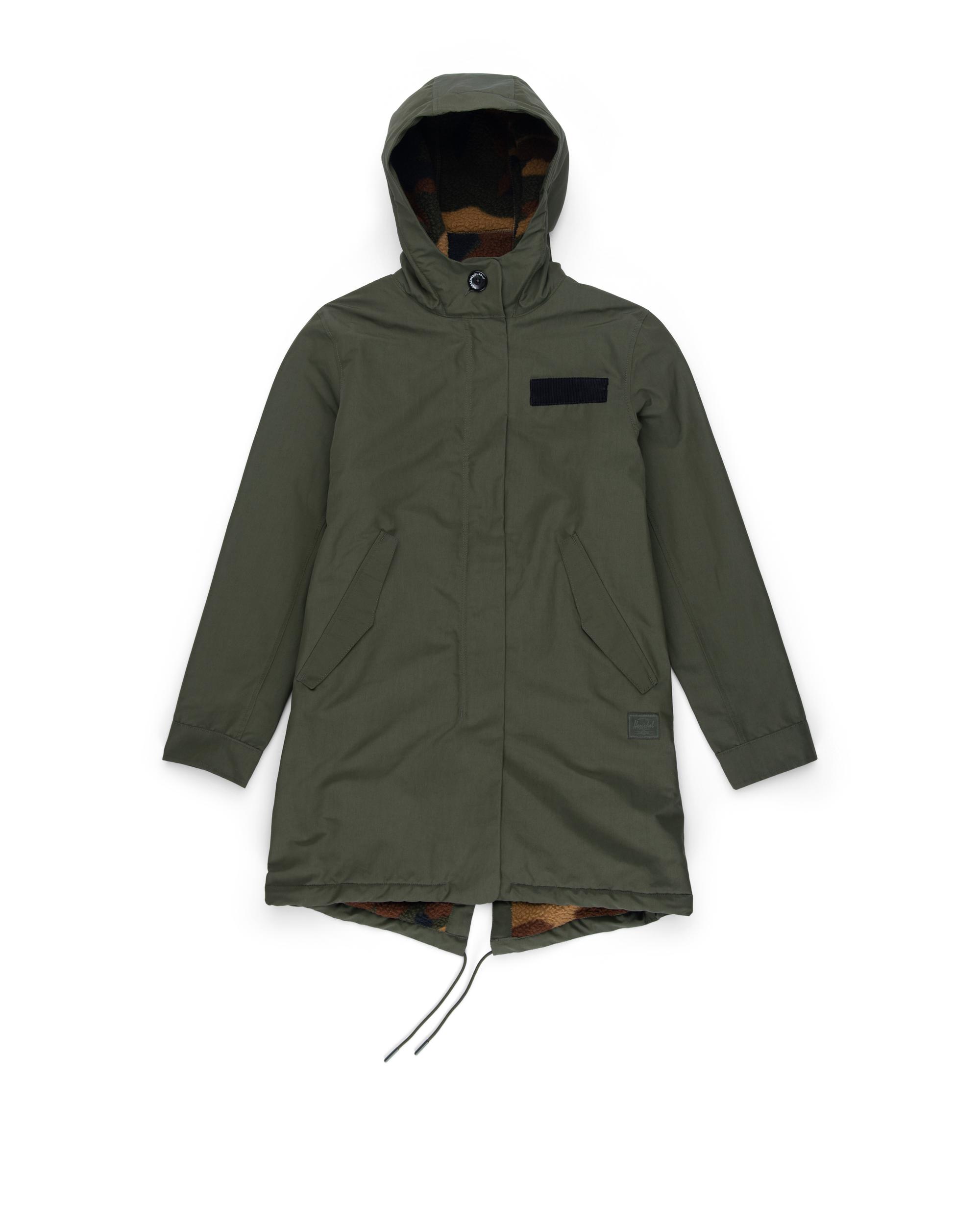 sherpa lined parka womens