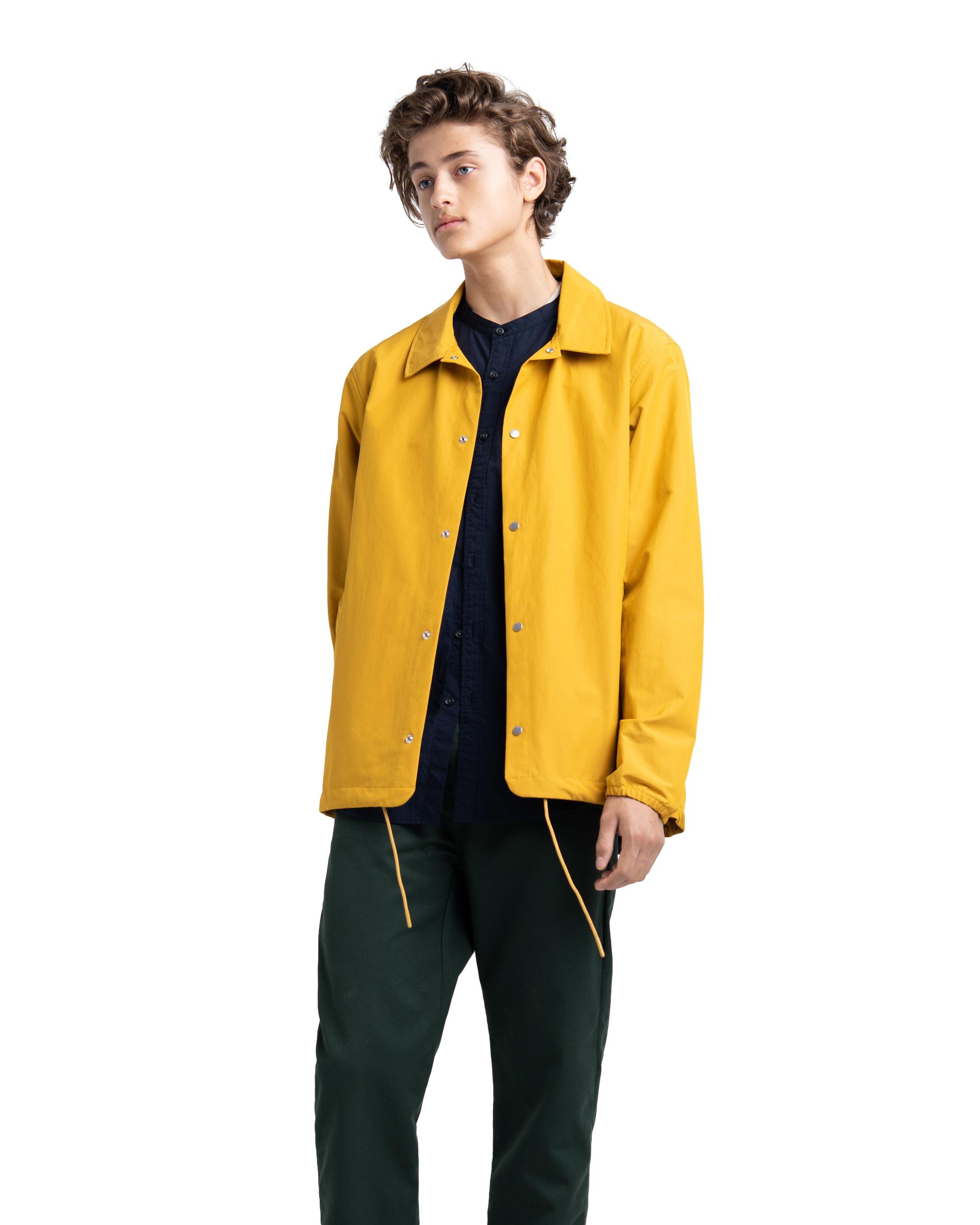 coach jacket yellow