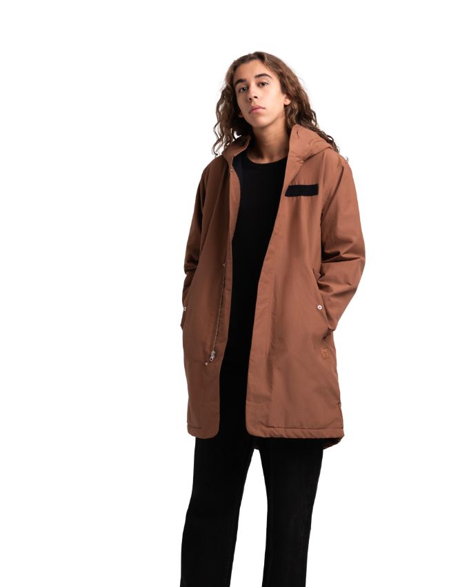 lined fishtail parka jacket